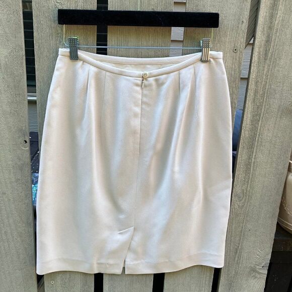 EPISODE  10 Preppy 100% Silk Fully Lined Skirt - Picture 7 of 8